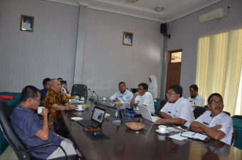 Kepala Bappeda Pelalawan terima Kunjungan Tim Badan Sinkronisasi Migas Provinsi Riau