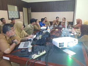 Rapat Penajaman Rancangan Renja Perangkat Daerah Tahun 2024 Dinas Komunikasi dan Informatika Kabupaten Pelalawan