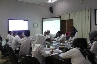 Bappeda Kabupaten Pelalawan Laksanakan Evaluasi Hasil Rencana Kerja, Indikator Kinerja Utama dan Capaian RPJMD Perangkat Daerah Tahun 2017