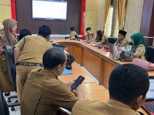 Bappeda Kabupaten Pelalawan melakukan sosialisasi sistem informasi pembangunan Daerah Republik Indonesia ( SIPD-RI ) di Kecamatan Pangkalan Kerinci