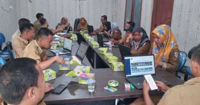 Bappeda Kabupaten Pelalawan melakukan sosialisasi sistem informasi pembangunan Daerah Republik Indonesia ( SIPD-RI ) di Kecamatan Bandar Petalangan