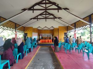 Bappeda Pelalawan menghadiri acara Konsolidasi Tim Pendamping Keluarga dan Tim Percepatan Penurunan Stunting yang ditaja Tim dari Tanoto Faundation dan Asian Agri di Kecamatan Pelalawan