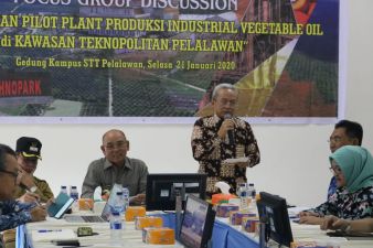Bappeda Pelalawan selenggarakan Focus Group Discussion (FGD) Pembangunan Pilot Plant Produksi Industrial Vegetable Oil