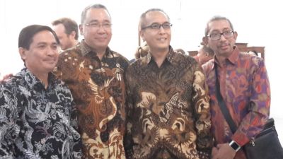 Kepala Bappeda Pelalawan dampingi Bupati Pelalawan mengikuti acara Village Development Forum (Forum Pembangunan Desa) di Jakarta.