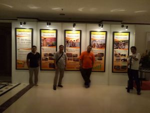 Badan Perencanaan Pembangunan Daerah Kabupaten Pelalawan ramaikan stand Pameran Acara Halal Bihalal Masyarakat Riau yang ada di Jakarta