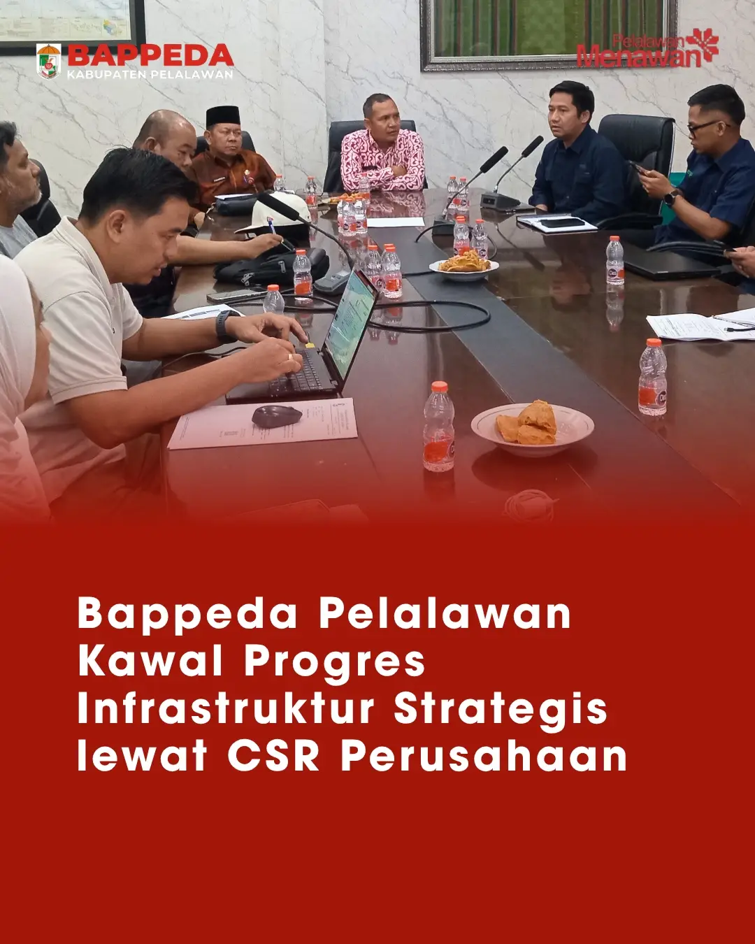 Bappeda Pelalawan Kawal Progres Infrastruktur Strategis lewat CSR Perusahaan